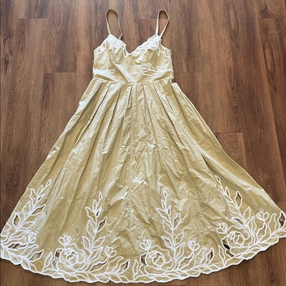 Cinq A Sept Trailing Peonies Midi Dress - Picture 4 of 9